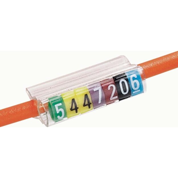 Legrand 037930 Zeichenhalter Memocab L=15 mm (für 6 Kennzeichen) für 0 25-1 5 mm²