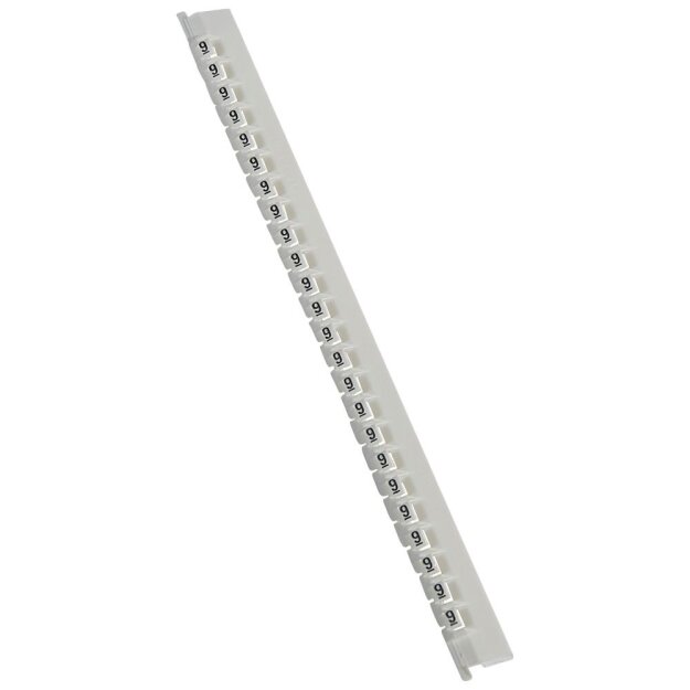 Legrand 037803 Kennzeichnungssystem Memocab Ziffer:9 Weiß