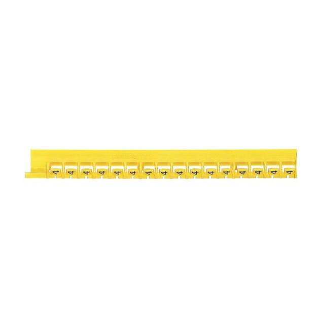 Legrand 037806 Kennzeichnungssystem Memocab Ziffer:4 Gelb