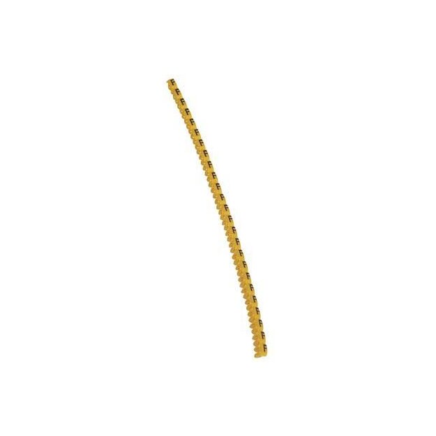 Legrand 038115 Kennzeichnungssystem CAB 3 für Leiterquerschnitt 0,15 bis 0,5 mm² Buchstabe:F Schwarz