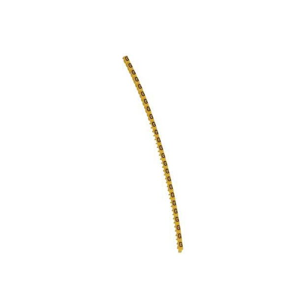 Legrand 038116 Kennzeichnungssystem CAB 3 für Leiterquerschnitt 0,15 bis 0,5 mm² Buchstabe:G Schwarz