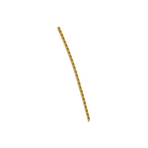 Legrand 038126 Kennzeichnungssystem CAB 3 für Leiterquerschnitt 0,15 bis 0,5 mm² Buchstabe:Q Schwarz