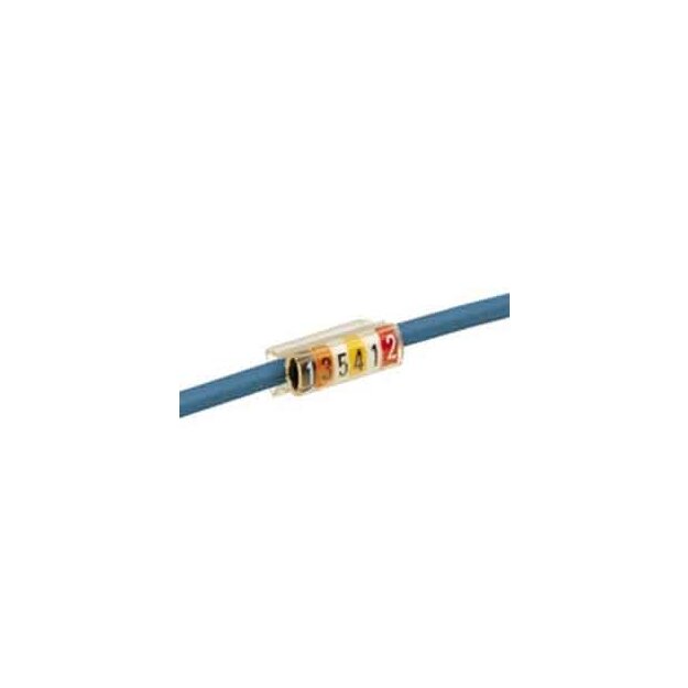 Legrand 037920 Zeichenhalter Memocab 2-fach L=18 mm (für 7 Kennzeichen) für 0 25-1 5 mm²