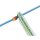 Legrand 038394 Montagemagazin CAB 3 transparent leer für Leiterquerschnitt 0,15 bis 0,5mm² Grün