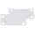Legrand 032085 Bezeichnungsschild Abmessung: 40 x 22 mm farblos für Kabelbinder Breite 4,6mm