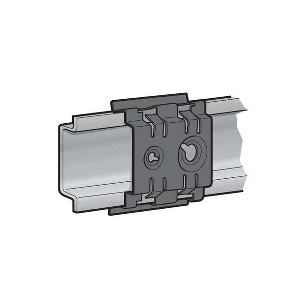 Legrand 004417 Klemmenbügel für Hutprofilschiene Breite 17,5mm mit Schrauben M3,5 x 13mm