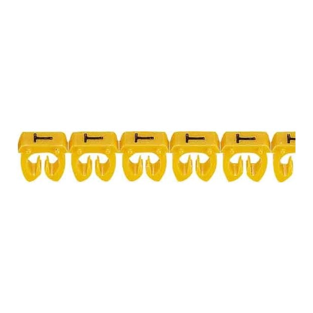 Legrand 038379 Kennzeichnungssystem CAB 3 für Leiterquerschnitt 4 bis 6 mm² Buchstabe:T