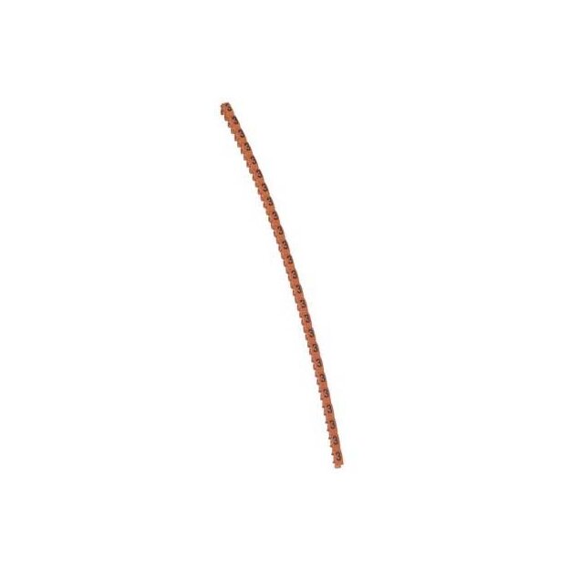Legrand 038103 Kennzeichnungssystem CAB 3 für Leiterquerschnitt 0,15 bis 0,5 mm² Ziffer:3 Orange