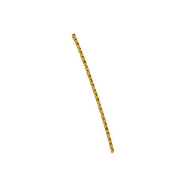 Legrand 038111 Kennzeichnungssystem CAB 3 für Leiterquerschnitt 0,15 bis 0,5 mm² Buchstabe:B Schwarz