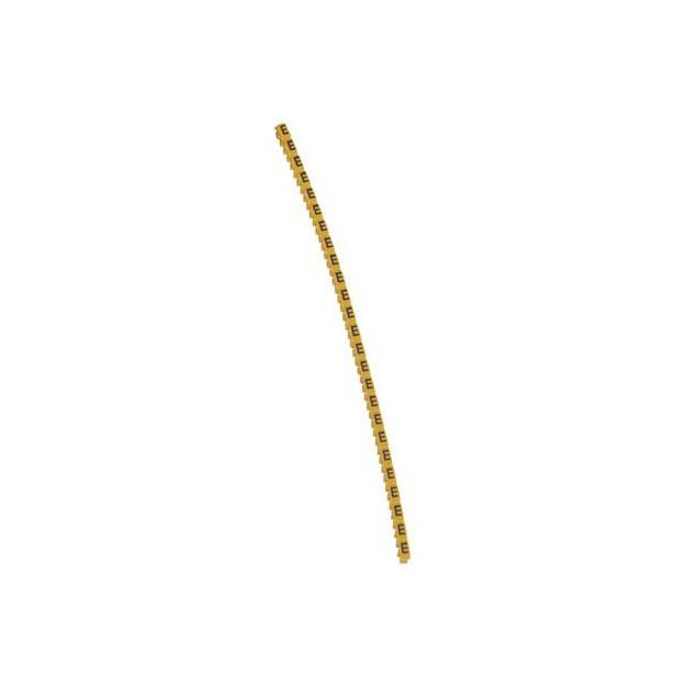 Legrand 038114 Kennzeichnungssystem CAB 3 für Leiterquerschnitt 0,15 bis 0,5 mm² Buchstabe:E Schwarz