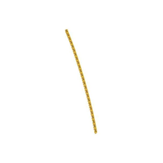 Legrand 038121 Kennzeichnungssystem CAB 3 für Leiterquerschnitt 0,15 bis 0,5 mm² Buchstabe:L Schwarz