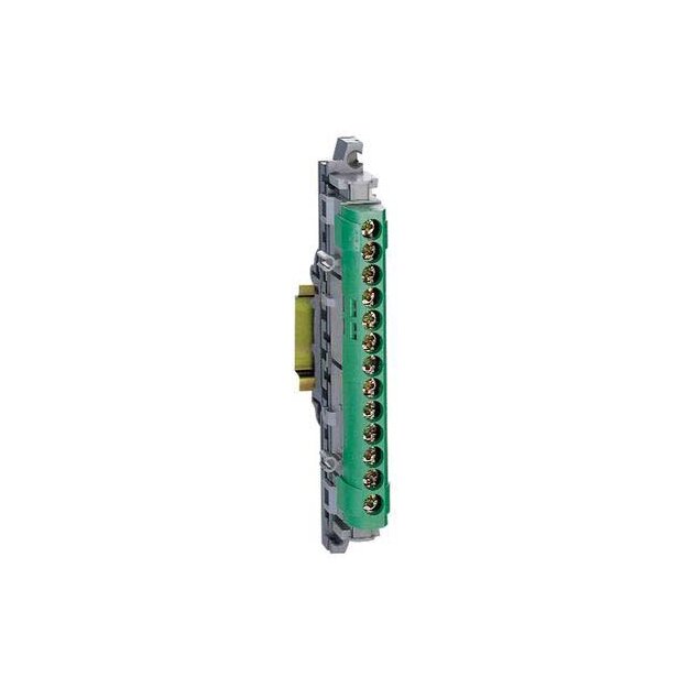 Legrand 004834 Klemmenleiste IP 20 Grün 1 x 6 bis 25 mm² 12 x 1 5 bis 16 mm² Länge: 113 mm