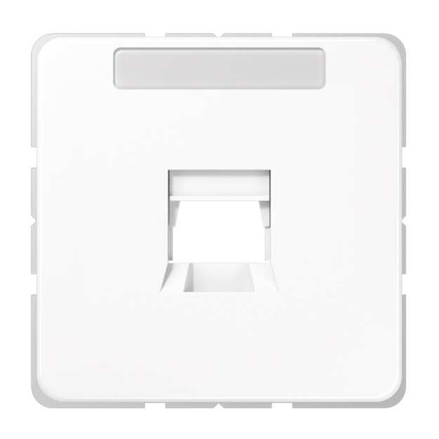 Jung CD569-1WEWW Abdeckung f. Modular-Jack (Thermoplast bruchsicher) Alpinweiß Serie CD