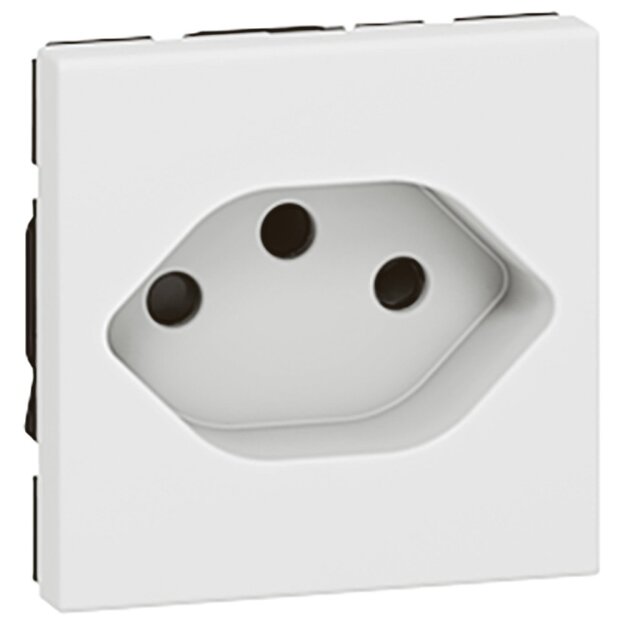 Legrand 077506 Schweizer Standard Typ 13 (SL) mit erhöhtem Berührungsschutz Weiß