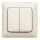 Legrand 776112 Wippe Serie volle Platte Creo Mandelweiß
