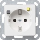 Gira 267703 FI-Schutzsteckdose 30 mA Shutter System 55...