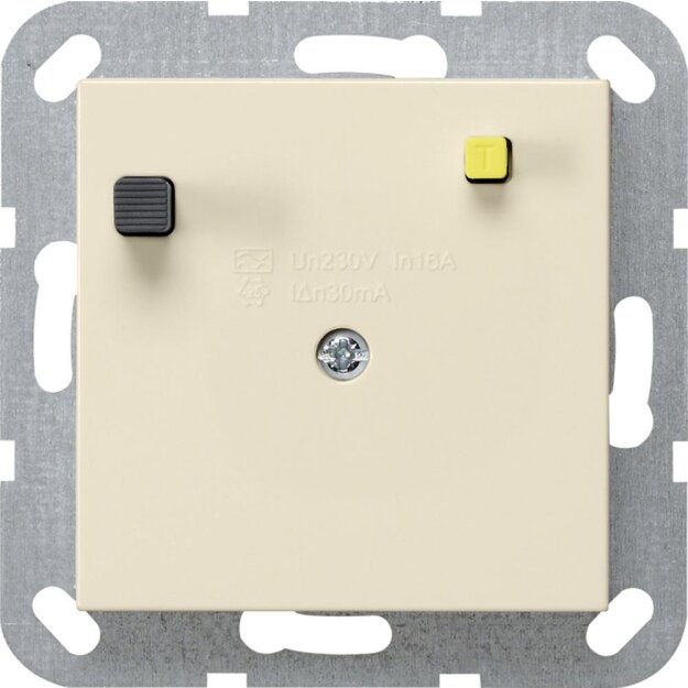 Gira 266401 FI-Schutzschalter 30 mA System 55 Cremeweiß