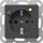 Gira 267728 FI-Schutzsteckdose 30 mA Shutter System 55 Anthrazit