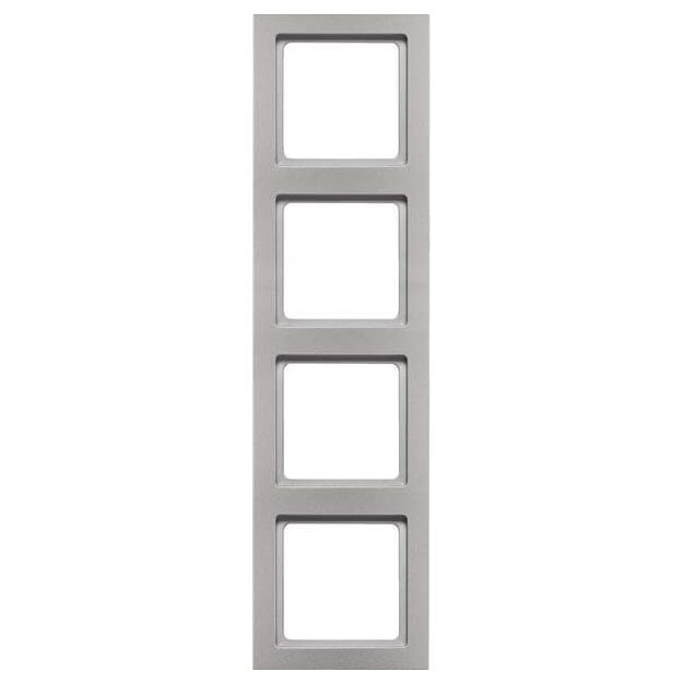Berker 10146094 Rahmen 4-fach Q.3 Alu Samt lackiert