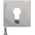 Berker 15066084 Zentralstück für Jalousie-Schlüsselschalter/-taster Q.1/Q.3 Alu samt lackiert