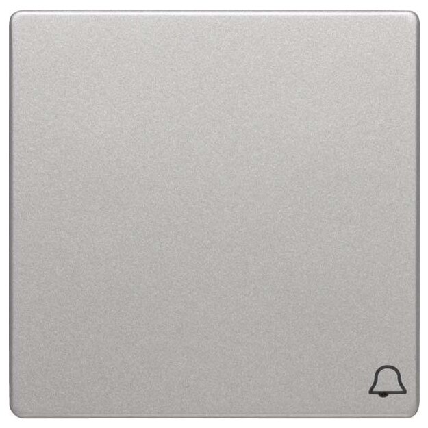 Berker 16206054 Wippe mit Aufdruck Symbol Klingel Q.1/Q.3 Alu samt lackiert