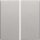 Berker 16236084 Wippe 2-fach Q.1/Q.3 Alu samt lackiert