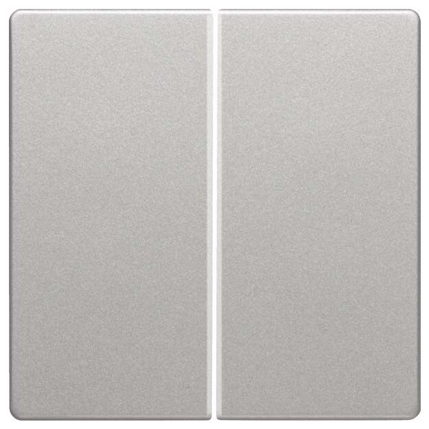 Berker 85142124 Taste 2-fach Q.1/Q.3 Alu Samt lackiert