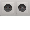 Berker 47206084 Steckdosen-Kombination SCHUKO 2-fach mit...