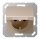 Jung A1520BFKLCH SCHUKO Steckdose m.Klappdeckel (Thermoplast bruchsicher) Champagner Serie A