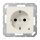 Jung A1520BFKO SCHUKO-Steckdose m. Funktionsanzeige (Thermoplast bruchsicher) Orange Serie A
