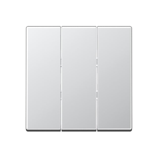 Jung A593BFAL Wippe für 3fach Schalter (Thermoplast bruchsicher) Aluminium Serie A
