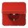 Jung CD1520BFKIKLRT SCHUKO Steckdose KI m.Klappdeckel (Thermoplast bruchsicher) Rot Serie CD