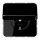 Jung CD1520BFKLSW SCHUKO Steckdose m.Klappdeckel (Thermoplast bruchsicher) Schwarz Serie CD