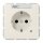 Jung CD1520BFNAKO SCHUKO-Steckdose m. NA u. Funktionsanzei (Thermoplast bruchsicher) Weiß Serie CD
