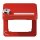 Jung CD590BFKLSLRT Klappdeckel m. Sicherheitsschloss (Thermoplast bruchsicher) Rot Serie CD