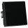 Jung LS1520BFKLSW SCHUKO Steckdose m.Klappdeckel (Thermoplast bruchsicher) Schwarz Serie LS
