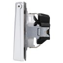 Jung LS1520BFKLWW SCHUKO Steckdose m.Klappdeckel (Thermoplast bruchsicher) Alpinweiß Serie LS
