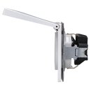 Jung LS1520BFKLWW SCHUKO Steckdose m.Klappdeckel (Thermoplast bruchsicher) Alpinweiß Serie LS
