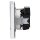 Jung LS1520NAKOWW SCHUKO-Steckdose m. NA u. Funktionsanzei Alpinweiß Serie LS