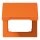 Jung LS990BFKLO Klappdeckel (Thermoplast bruchsicher) Orange Serie LS