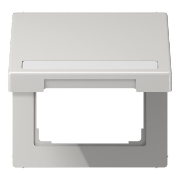 Jung LS990BFNAKLLG Klappdeckel m. NA (Thermoplast bruchsicher) Lichtgrau Serie LS