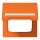 Jung LS990BFNAKLO Klappdeckel m. NA (Thermoplast bruchsicher) Orange Serie LS