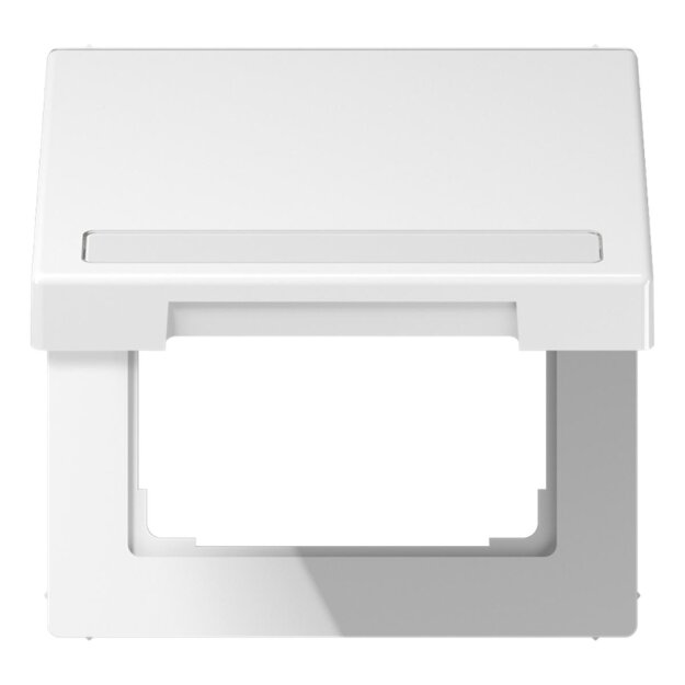 Jung LS990BFNAKLWW Klappdeckel m. NA (Thermoplast bruchsicher) Alpinweiß Serie LS
