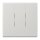 Jung LS993BFLG Wippe für 3fach Schalter (Thermoplast bruchsicher) Lichtgrau Serie LS