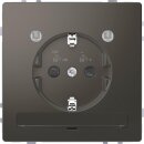 Merten MEG2304-6034 SCHUKO-Steckdose mit Lichtauslass und...