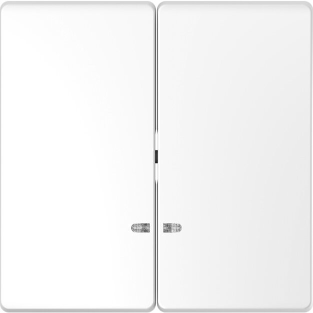 Merten MEG3420-6035 Doppelwippe mit Kontrollfenster Lotosweiß System Design