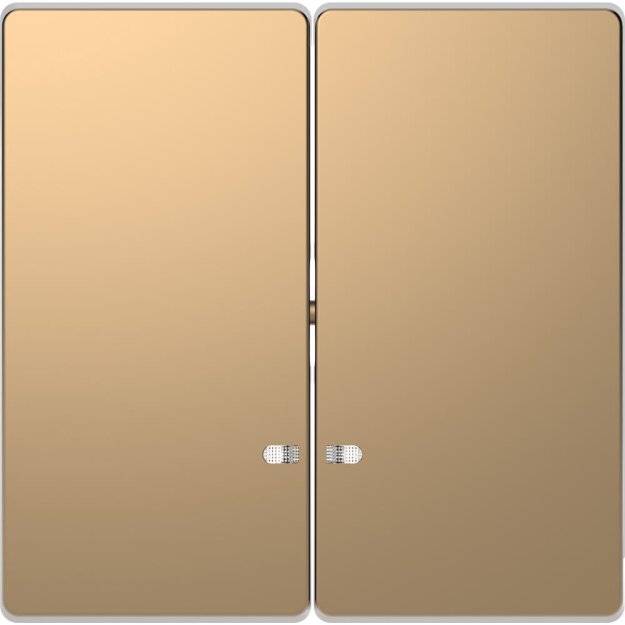 Merten MEG3420-6052 Doppelwippe mit Kontrollfenster Moccametallic System Design