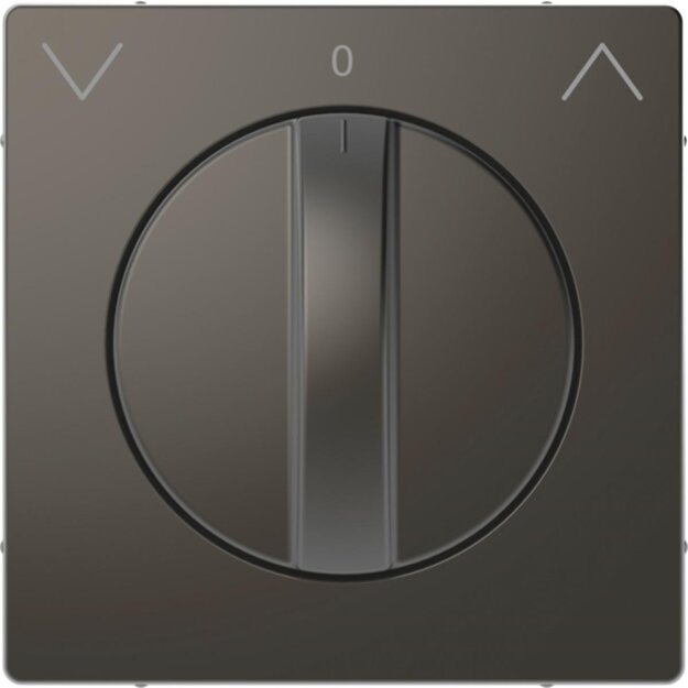 Merten MEG3875-6034 Zentralplatte für Rollladen-Tast-Rastschalter-Einsatz Anthrazit System Design