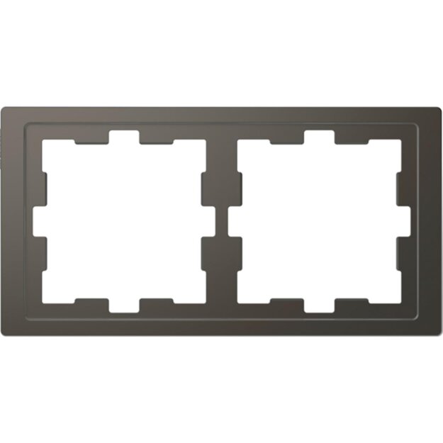 Merten MEG4020-6534 D-Life Rahmen 2-fach Anthrazit