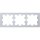 Merten MEG4030-6536 D-Life Rahmen 3-fach Edelstahl